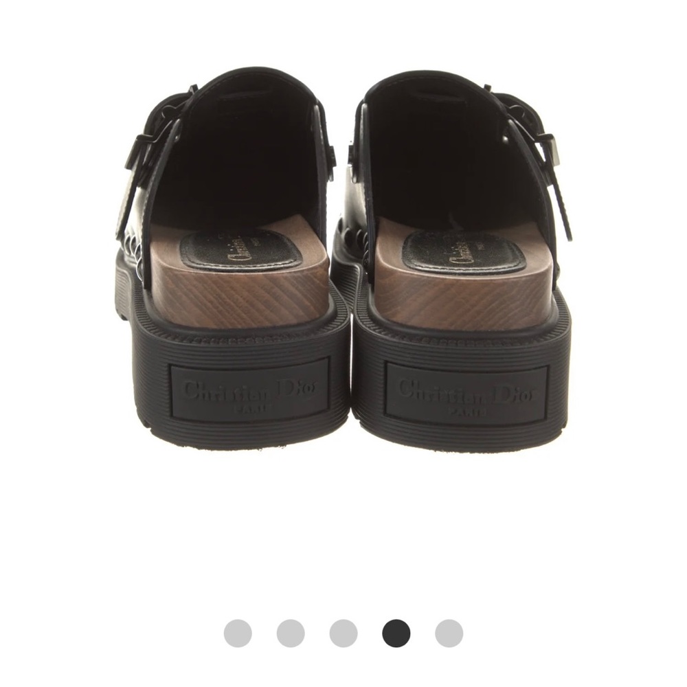 Dior leather studded accent mules - Picture 14 of 17